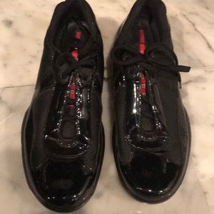 Men’s Black Prada Sneakers in great condition